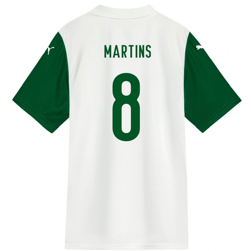 Danxen Kinder Diany Martins #8 Weiß Grün Auswärtstrikot Trikot 2025/26 T-Shirt Österreich
