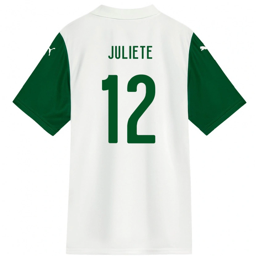 Danxen Kinder Juliete #12 Weiß Grün Auswärtstrikot Trikot 2025/26 T-Shirt Österreich