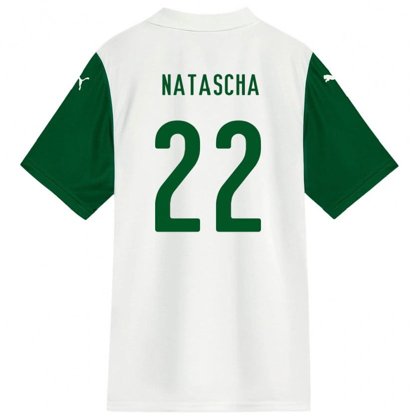 Danxen Kinder Natascha #22 Weiß Grün Auswärtstrikot Trikot 2025/26 T-Shirt Österreich