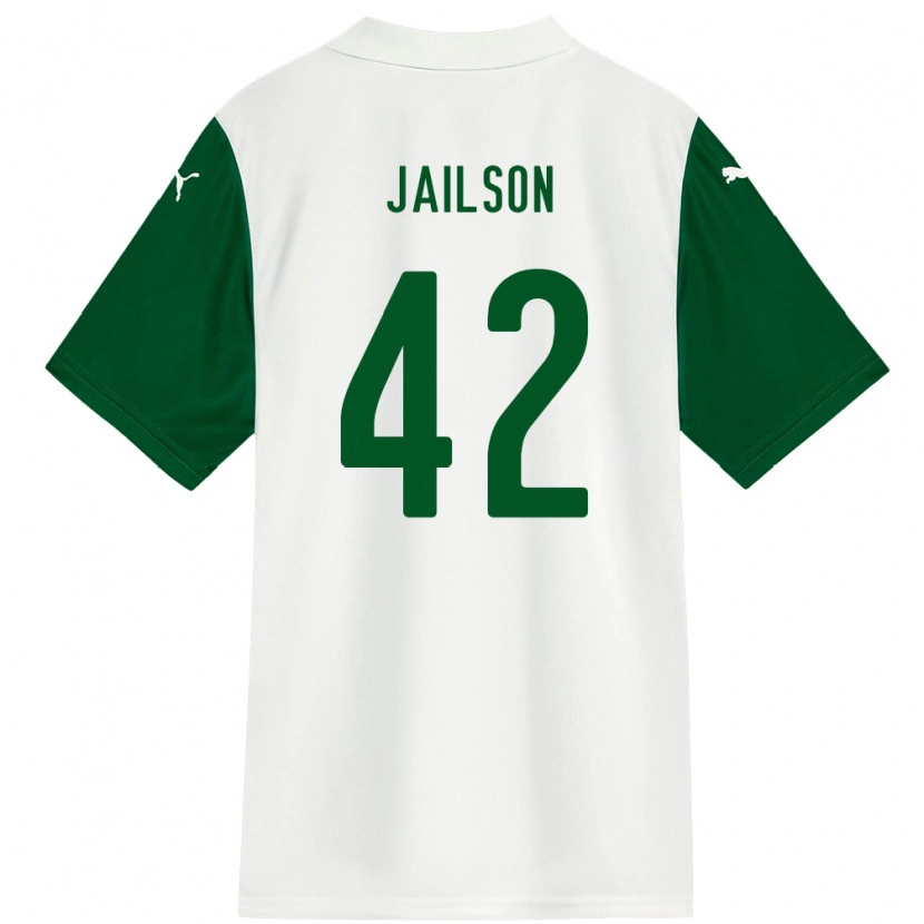 Danxen Kinder Jailson #42 Weiß Grün Auswärtstrikot Trikot 2025/26 T-Shirt Österreich