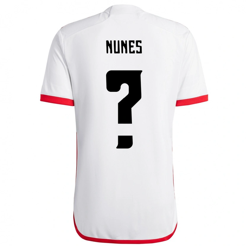 Danxen Kinder Raphael Nunes #0 Weiß Rot Auswärtstrikot Trikot 2025/26 T-Shirt Österreich