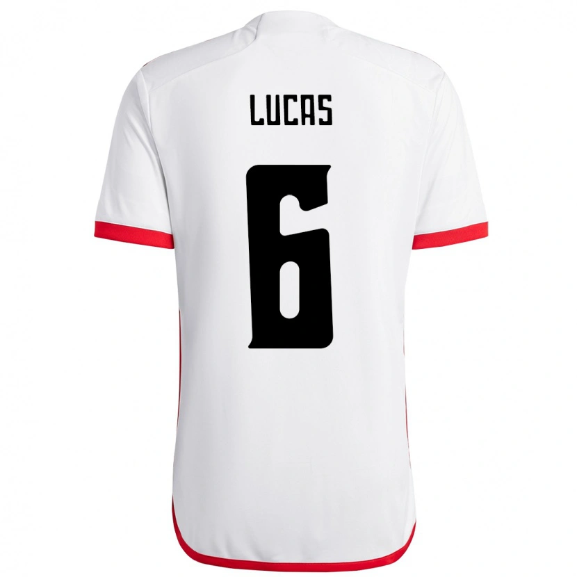 Danxen Kinder Ayrton Lucas #6 Weiß Rot Auswärtstrikot Trikot 2025/26 T-Shirt Österreich