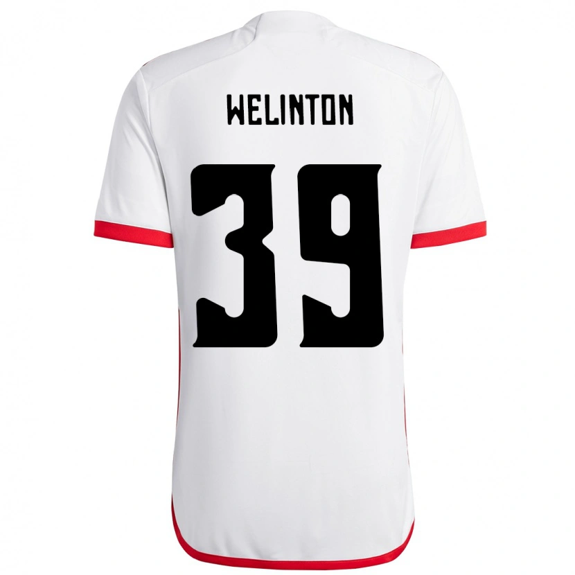 Danxen Kinder Zé Welinton #39 Weiß Rot Auswärtstrikot Trikot 2025/26 T-Shirt Österreich