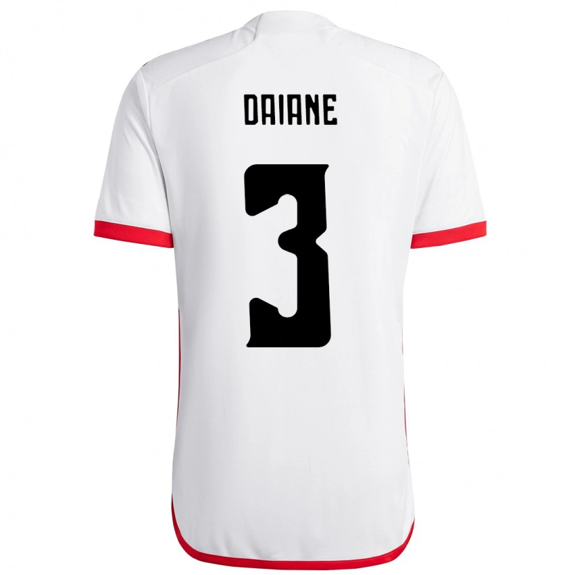 Danxen Kinder Daiane #3 Weiß Rot Auswärtstrikot Trikot 2025/26 T-Shirt Österreich