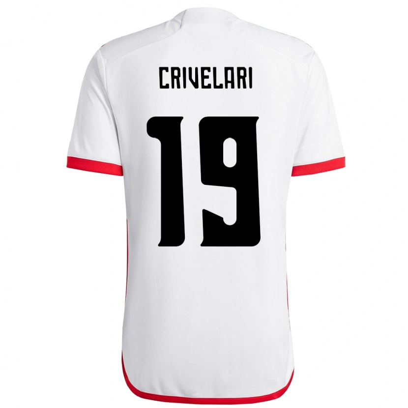 Danxen Kinder Crivelari #19 Weiß Rot Auswärtstrikot Trikot 2025/26 T-Shirt Österreich