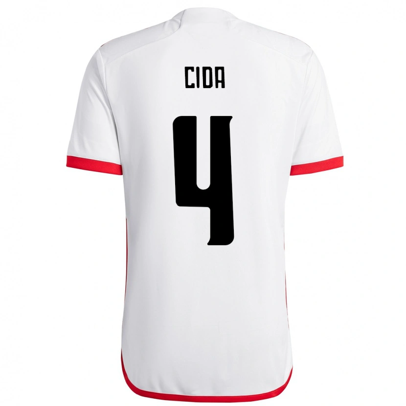 Danxen Kinder Cida #4 Weiß Rot Auswärtstrikot Trikot 2025/26 T-Shirt Österreich