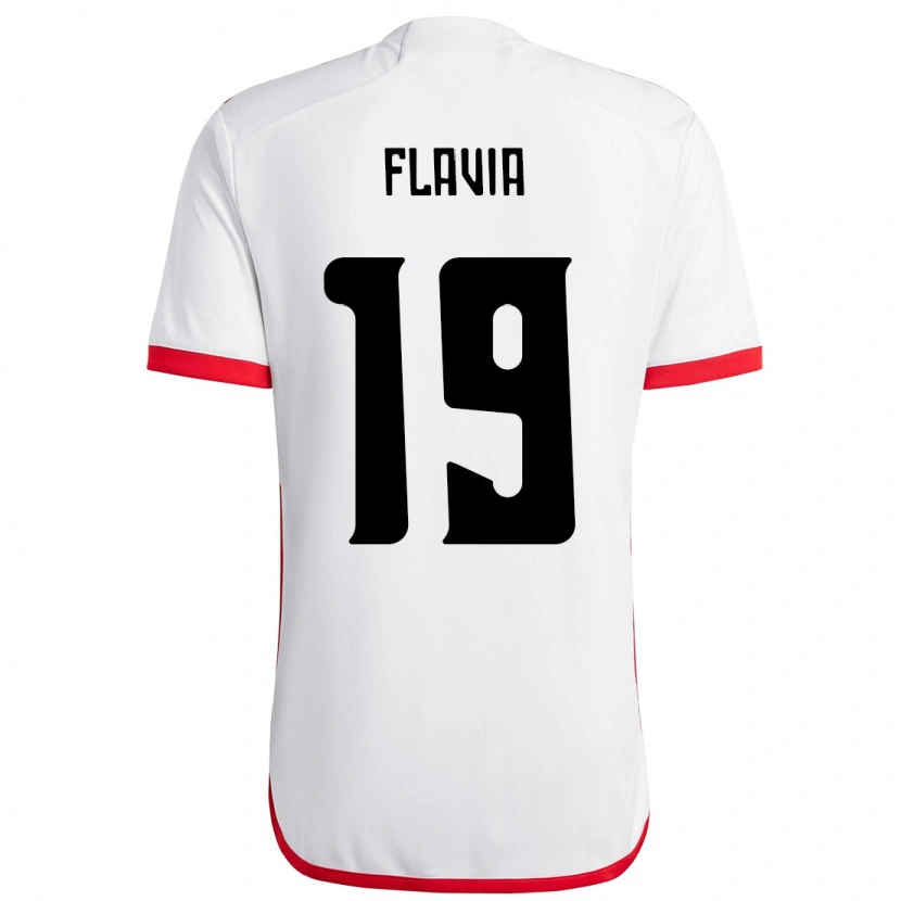 Danxen Kinder Flavia #19 Weiß Rot Auswärtstrikot Trikot 2025/26 T-Shirt Österreich