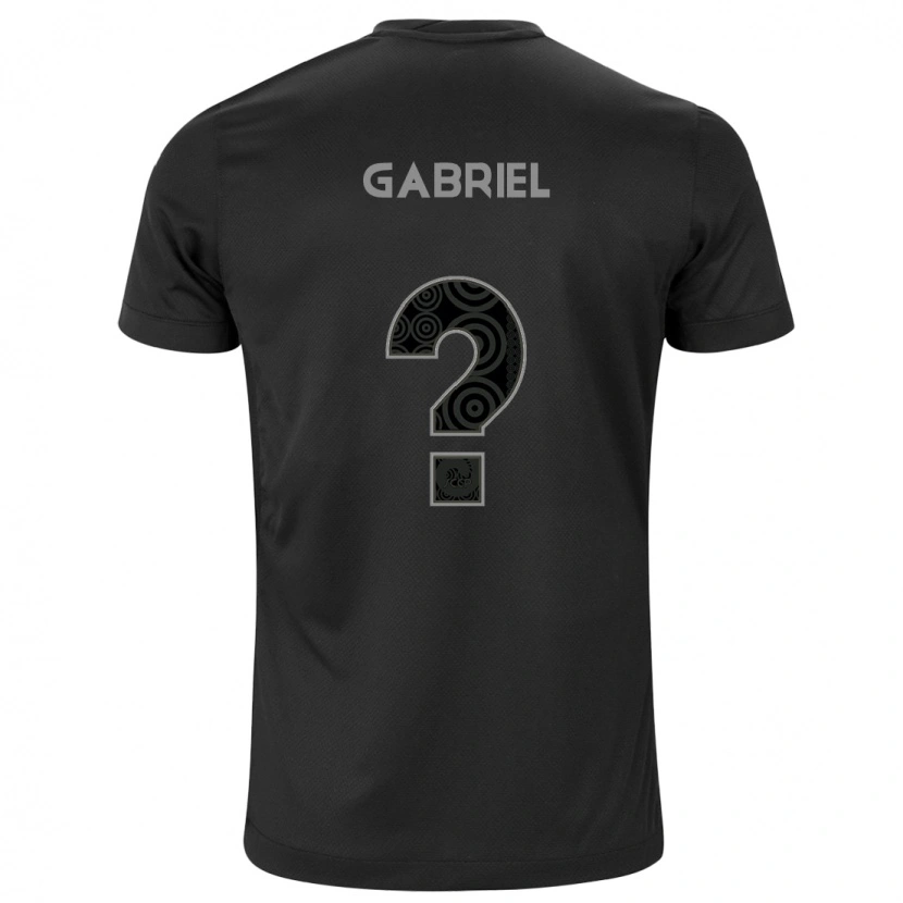 Danxen Kinder Gabriel #0 Schwarz Weiß Auswärtstrikot Trikot 2025/26 T-Shirt Österreich