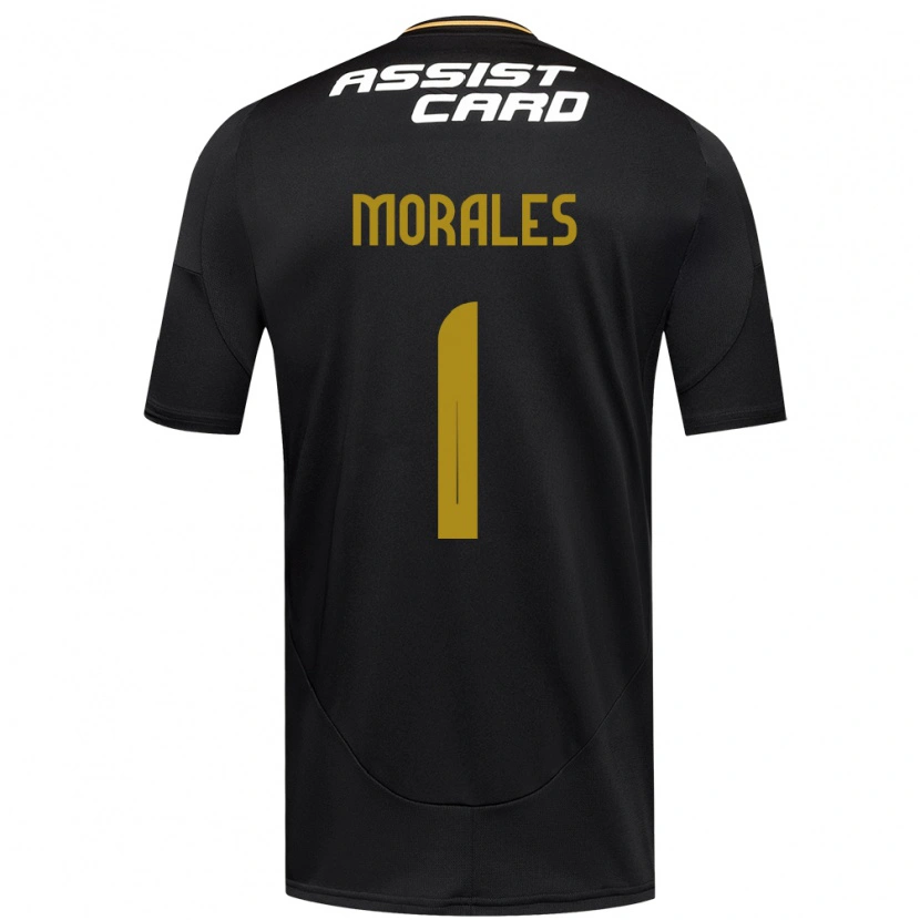 Danxen Kinder Benjamín Morales #1 Schwarz Weiß Auswärtstrikot Trikot 2025/26 T-Shirt Österreich