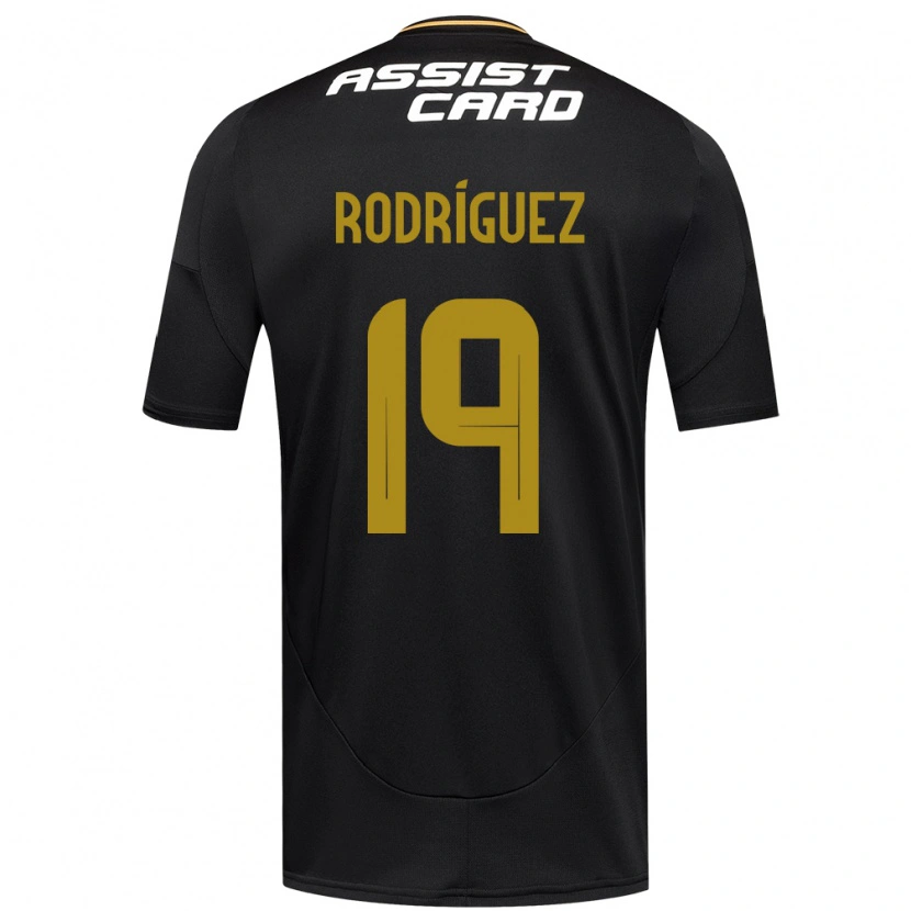 Danxen Kinder Salomón Rodríguez #19 Schwarz Weiß Auswärtstrikot Trikot 2025/26 T-Shirt Österreich