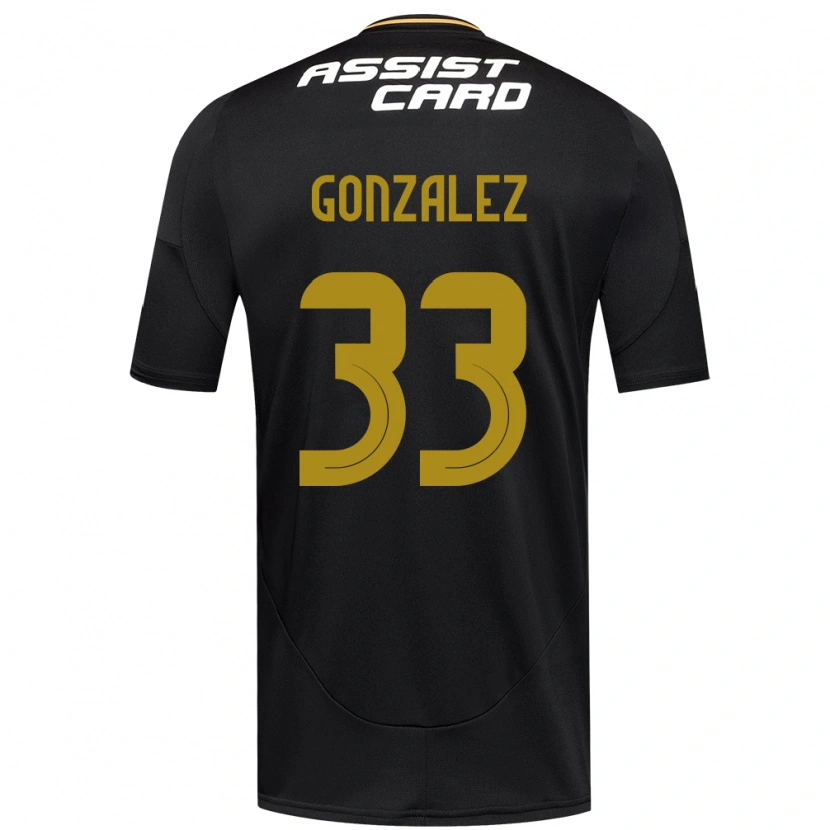 Danxen Kinder Ramiro González #33 Schwarz Weiß Auswärtstrikot Trikot 2025/26 T-Shirt Österreich