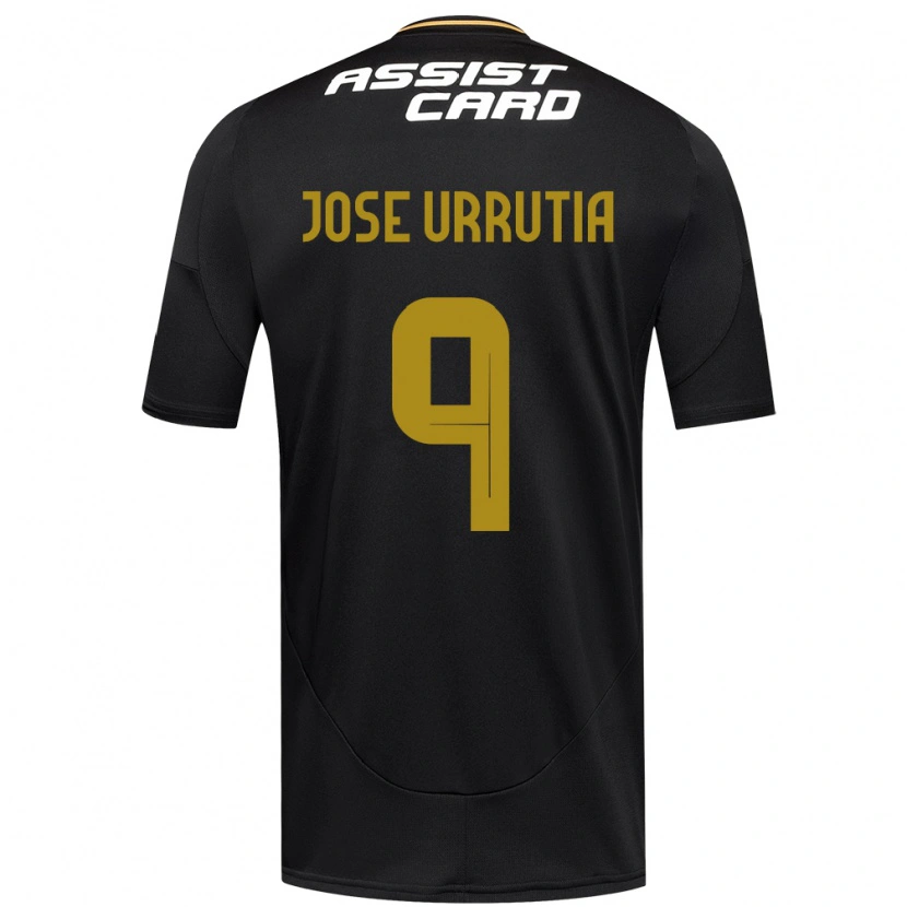 Danxen Kinder María José Urrutia #9 Schwarz Weiß Auswärtstrikot Trikot 2025/26 T-Shirt Österreich