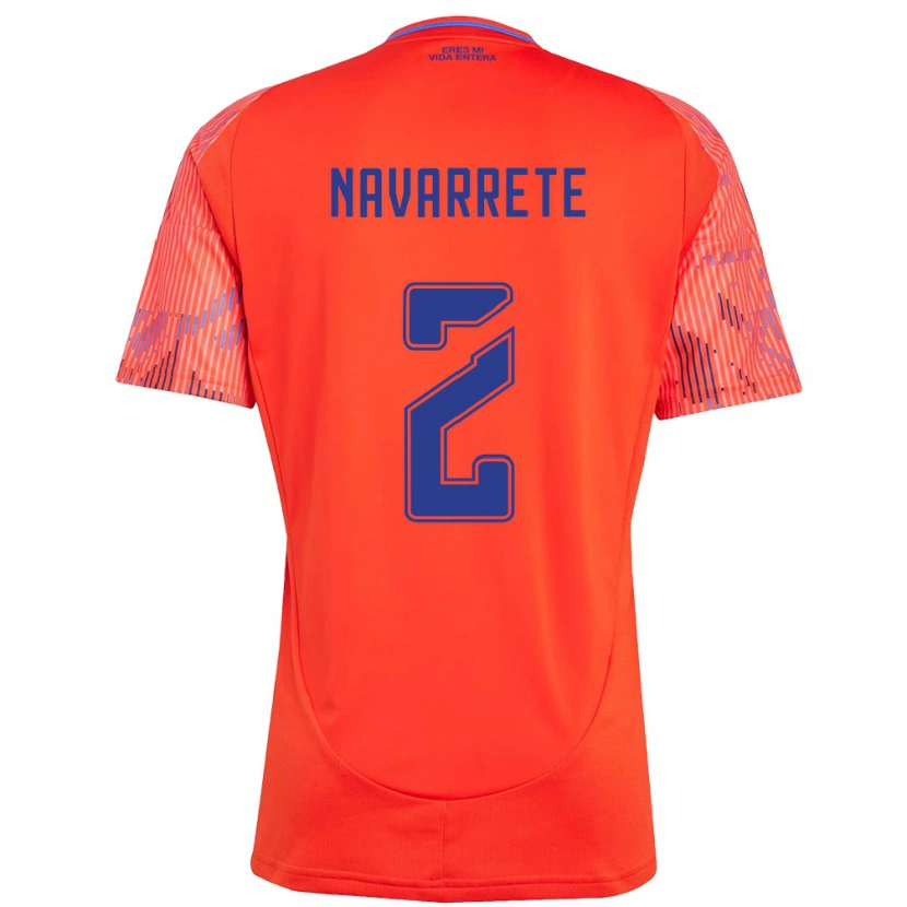 Danxen Kinder Daniel Navarrete #2 Orange Rot Auswärtstrikot Trikot 2025/26 T-Shirt Österreich