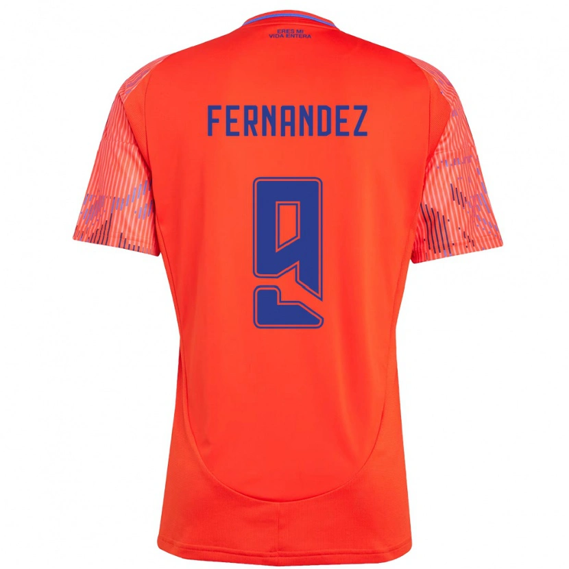 Danxen Kinder Leandro Fernández #9 Orange Rot Auswärtstrikot Trikot 2025/26 T-Shirt Österreich