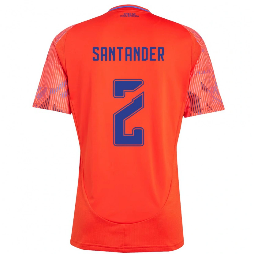 Danxen Kinder Constanza Santander #2 Orange Rot Auswärtstrikot Trikot 2025/26 T-Shirt Österreich