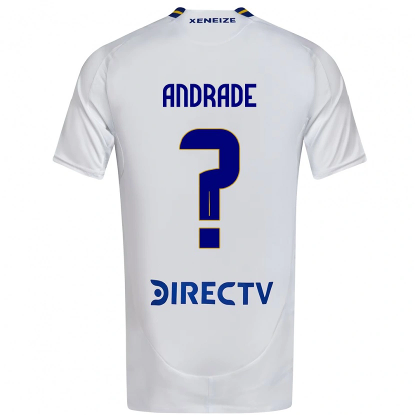 Danxen Kinder Luka Andrade #0 Weiß Blau Auswärtstrikot Trikot 2025/26 T-Shirt Österreich