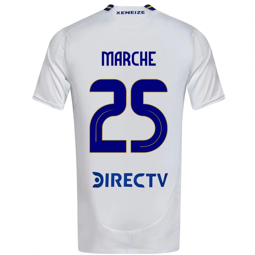 Danxen Kinder Agustín Marchesín #25 Weiß Blau Auswärtstrikot Trikot 2025/26 T-Shirt Österreich