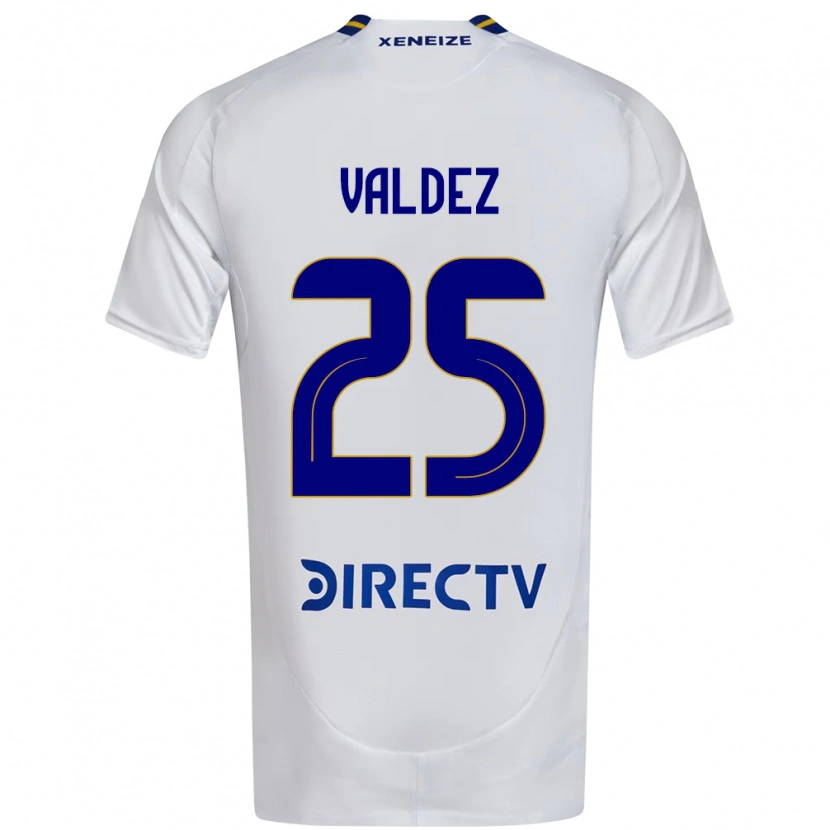 Danxen Kinder Bruno Valdez #25 Weiß Blau Auswärtstrikot Trikot 2025/26 T-Shirt Österreich