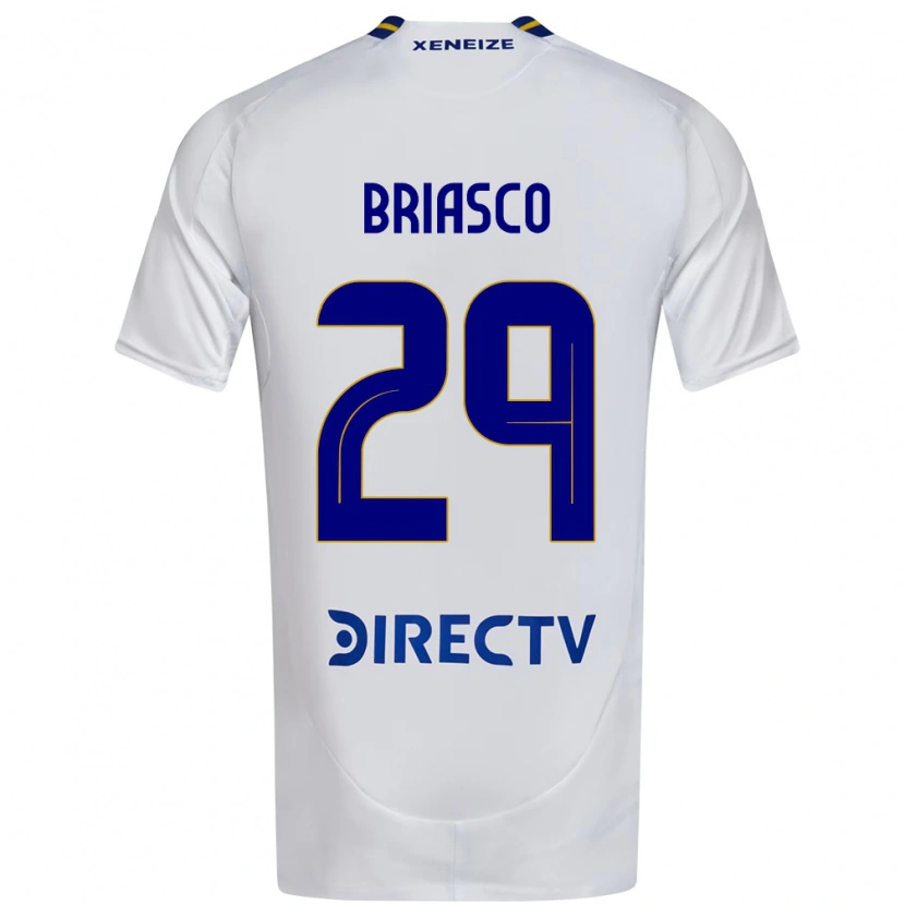 Danxen Kinder Norberto Briasco #29 Weiß Blau Auswärtstrikot Trikot 2025/26 T-Shirt Österreich