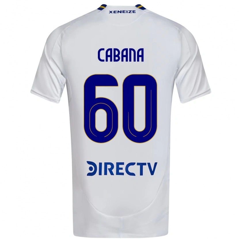 Danxen Kinder Juan Pablo Cabana #60 Weiß Blau Auswärtstrikot Trikot 2025/26 T-Shirt Österreich
