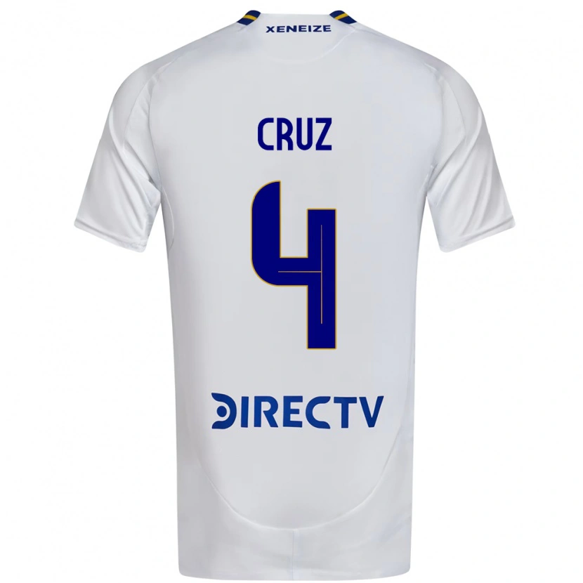 Danxen Kinder Julieta Cruz #4 Weiß Blau Auswärtstrikot Trikot 2025/26 T-Shirt Österreich