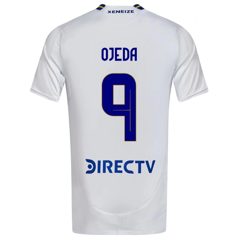 Danxen Kinder Andrea Ojeda #9 Weiß Blau Auswärtstrikot Trikot 2025/26 T-Shirt Österreich