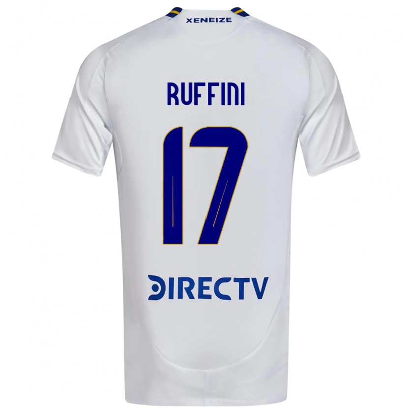 Danxen Kinder Lola Ruffini #17 Weiß Blau Auswärtstrikot Trikot 2025/26 T-Shirt Österreich