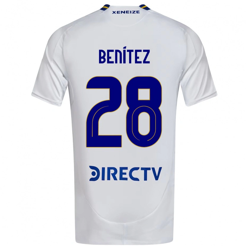 Danxen Kinder Yazmín Benítez #28 Weiß Blau Auswärtstrikot Trikot 2025/26 T-Shirt Österreich