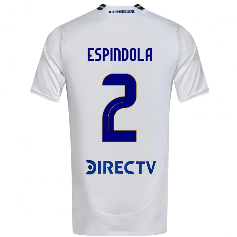 Danxen Kinder Noelia Espindola #2 Weiß Blau Auswärtstrikot Trikot 2025/26 T-Shirt Österreich