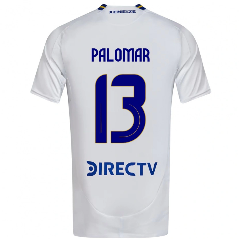 Danxen Kinder Estefania Palomar #13 Weiß Blau Auswärtstrikot Trikot 2025/26 T-Shirt Österreich
