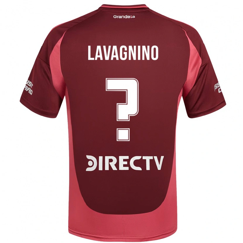 Danxen Kinder Lucas Lavagnino #0 Burgunder Magenta Auswärtstrikot Trikot 2025/26 T-Shirt Österreich