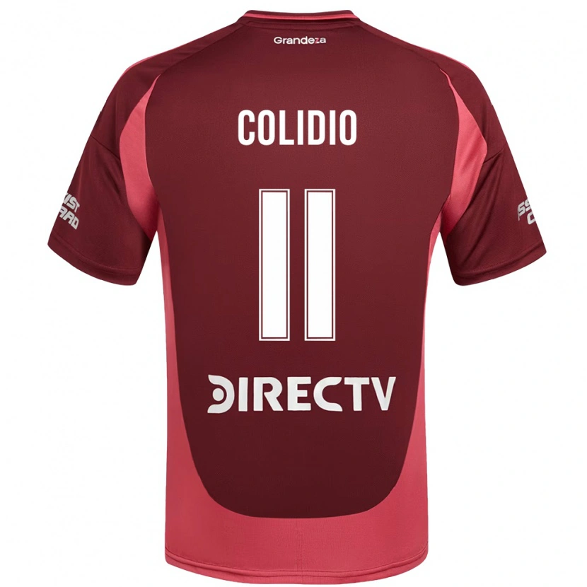 Danxen Kinder Facundo Colidio #11 Burgunder Magenta Auswärtstrikot Trikot 2025/26 T-Shirt Österreich