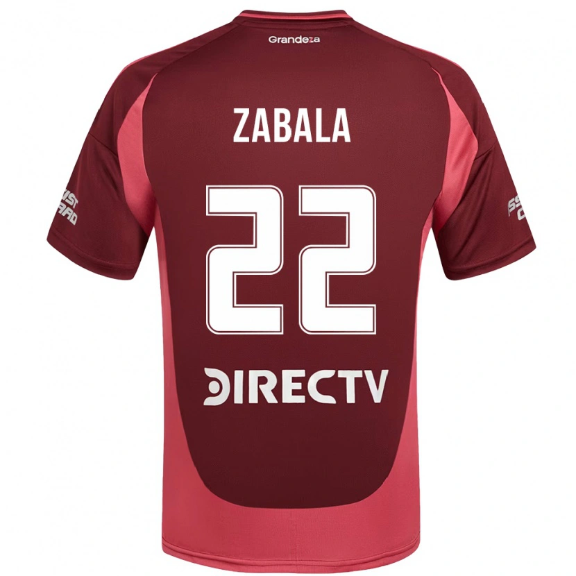Danxen Kinder Daniel Zabala #22 Burgunder Magenta Auswärtstrikot Trikot 2025/26 T-Shirt Österreich