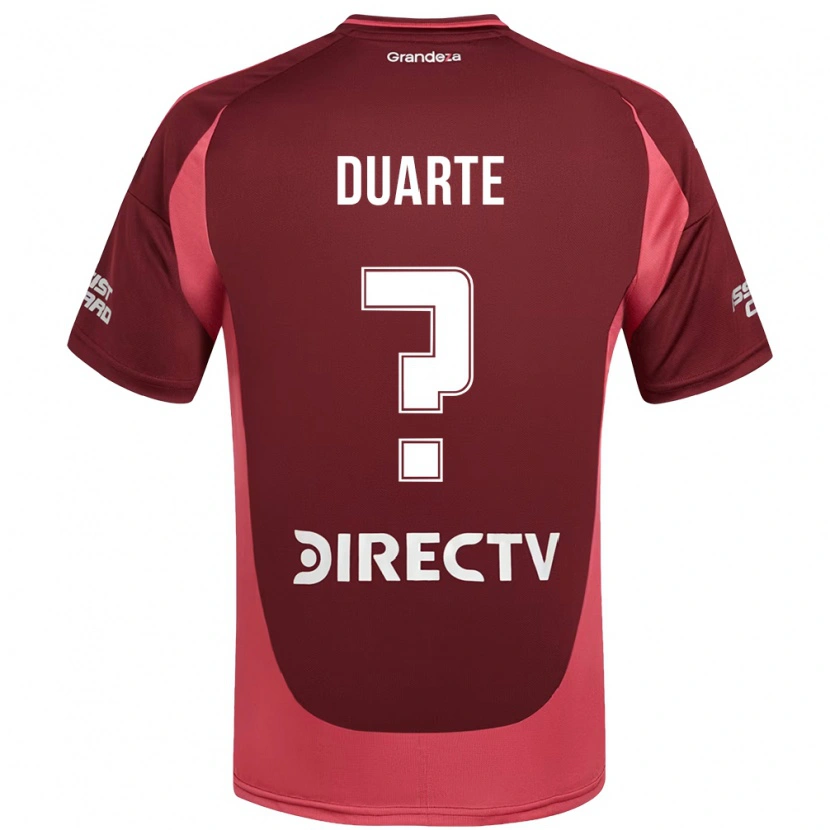 Danxen Kinder Luciana Duarte #0 Burgunder Magenta Auswärtstrikot Trikot 2025/26 T-Shirt Österreich