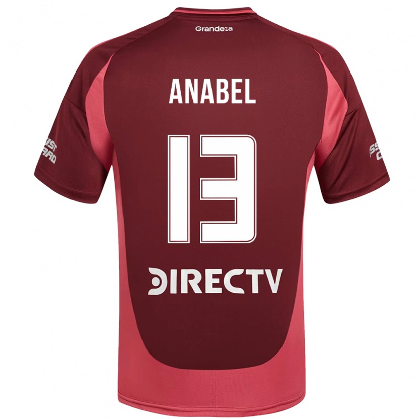 Danxen Kinder Giuliana Anabel González Ranzuglia #13 Burgunder Magenta Auswärtstrikot Trikot 2025/26 T-Shirt Österreich