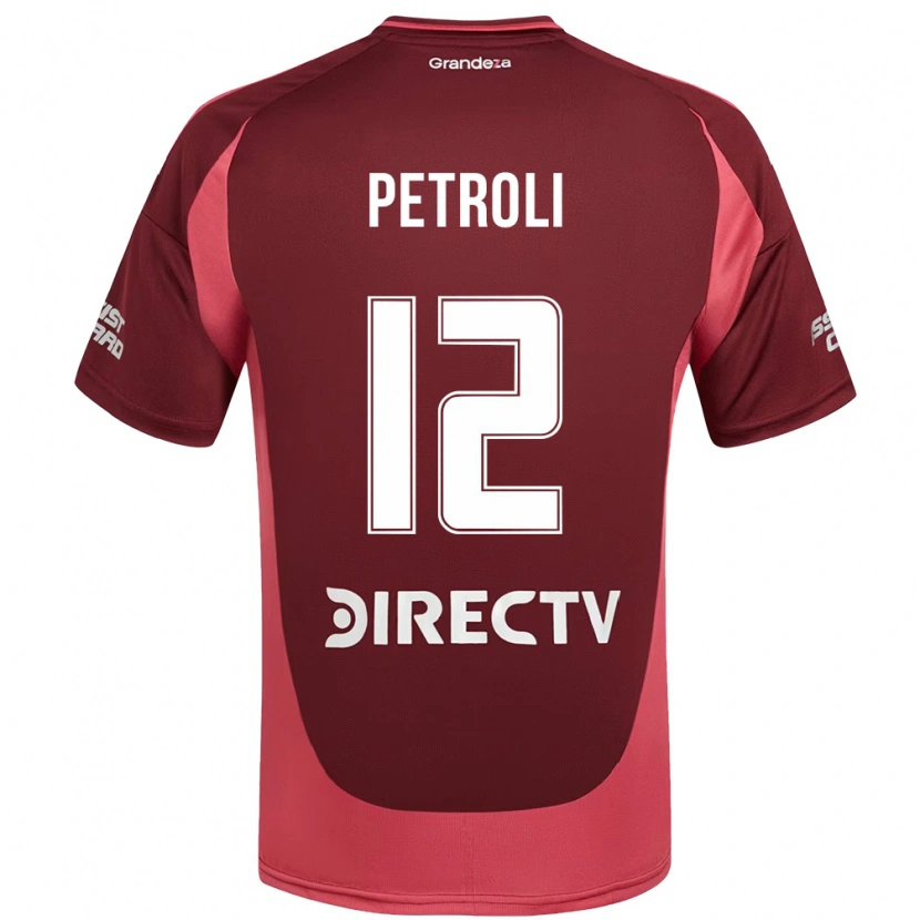 Danxen Kinder Franco Petroli #12 Burgunder Magenta Auswärtstrikot Trikot 2025/26 T-Shirt Österreich