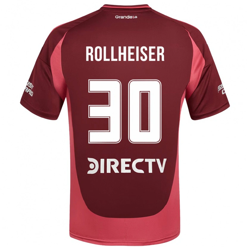Danxen Kinder Benjamin Rollheiser #30 Burgunder Magenta Auswärtstrikot Trikot 2025/26 T-Shirt Österreich