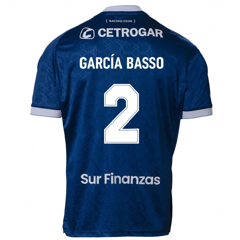 Danxen Kinder Agustín García Basso #2 Dunkelblau Auswärtstrikot Trikot 2025/26 T-Shirt Österreich