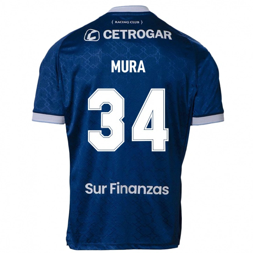 Danxen Kinder Facundo Mura #34 Dunkelblau Auswärtstrikot Trikot 2025/26 T-Shirt Österreich