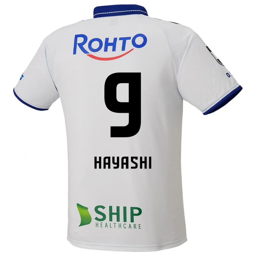 Danxen Kinder Daichi Hayashi #9 Weiß Blau Schwarz Auswärtstrikot Trikot 2025/26 T-Shirt Österreich