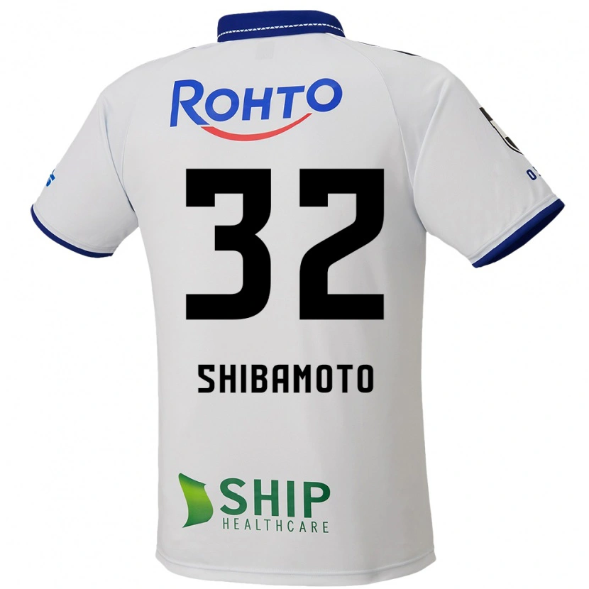 Danxen Kinder Ren Shibamoto #32 Weiß Blau Schwarz Auswärtstrikot Trikot 2025/26 T-Shirt Österreich