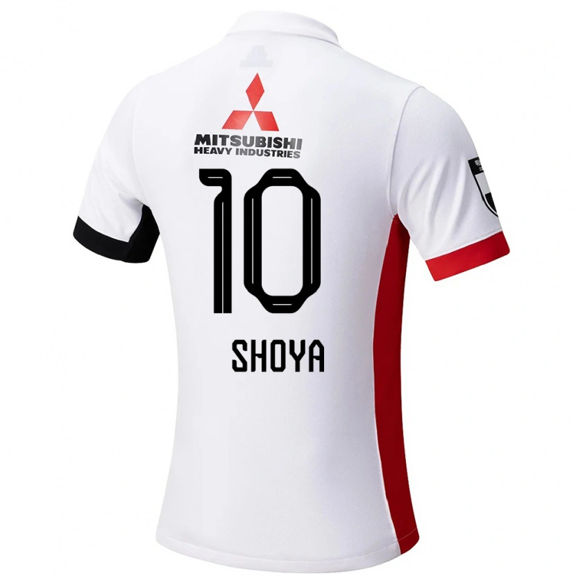 Danxen Kinder Shoya Nakajima #10 Weiß Schwarz Auswärtstrikot Trikot 2025/26 T-Shirt Österreich