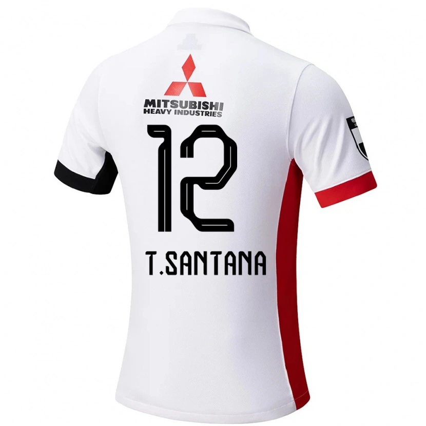 Danxen Kinder Thiago #12 Weiß Schwarz Auswärtstrikot Trikot 2025/26 T-Shirt Österreich