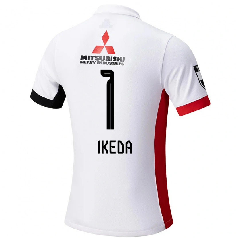 Danxen Kinder Sakiko Ikeda #1 Weiß Schwarz Auswärtstrikot Trikot 2025/26 T-Shirt Österreich
