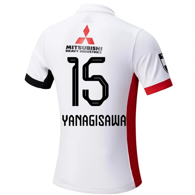 Danxen Kinder Saki Yanagisawa #15 Weiß Schwarz Auswärtstrikot Trikot 2025/26 T-Shirt Österreich