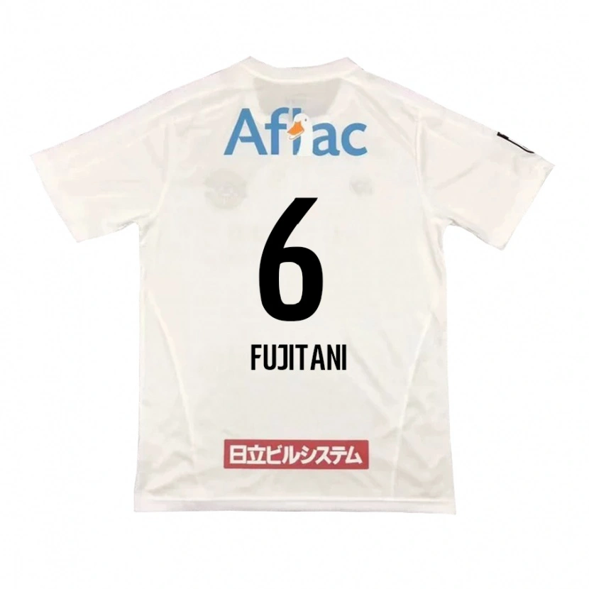 Danxen Kinder Atsuto Fujitani #6 Hellgrau Beige Auswärtstrikot Trikot 2025/26 T-Shirt Österreich