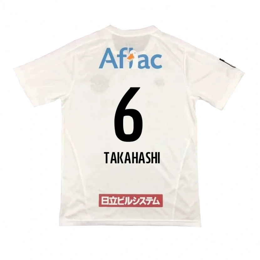 Danxen Kinder Shunki Takahashi #6 Hellgrau Beige Auswärtstrikot Trikot 2025/26 T-Shirt Österreich
