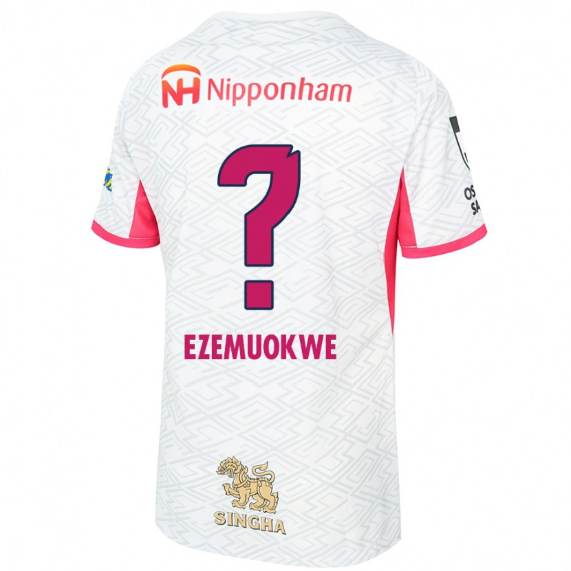 Danxen Kinder Chimezie Kai Ezemuokwe #0 Weiß Sakura Rosa Auswärtstrikot Trikot 2025/26 T-Shirt Österreich