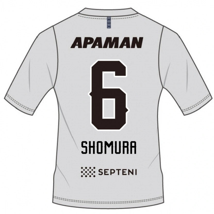 Danxen Kinder Tomoki Shomura #6 Hellgrau Auswärtstrikot Trikot 2025/26 T-Shirt Österreich