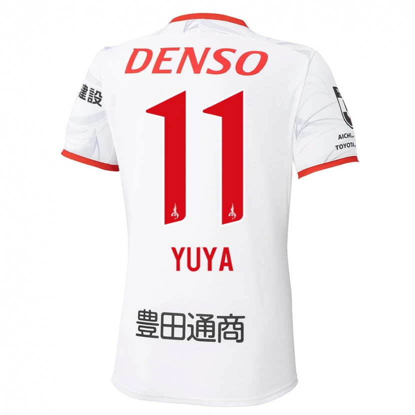 Danxen Kinder Yuya Yamagishi #11 Weiß Rot Auswärtstrikot Trikot 2025/26 T-Shirt Österreich
